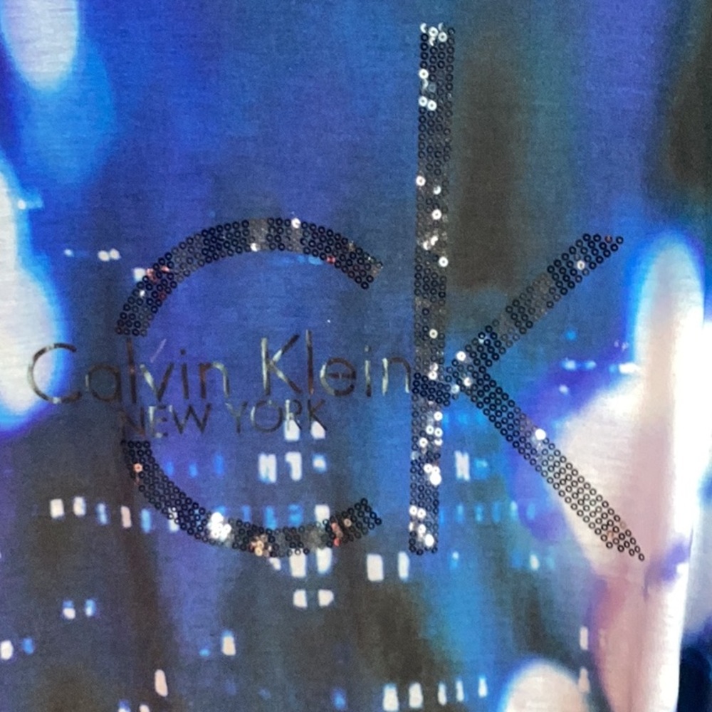 Calvin Klein Urban Blue T-Shirt - Picture 3 of 5